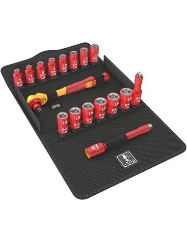 Zestaw Z Grzechotką Zyklop 3/8'' Vde, 8100 Sb Vde 1, 17Cz