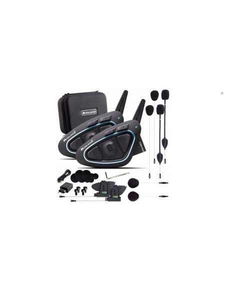Interkom Motocyklowy Midland Btx2 Pro S Lr-Twin Na 2 Kaski