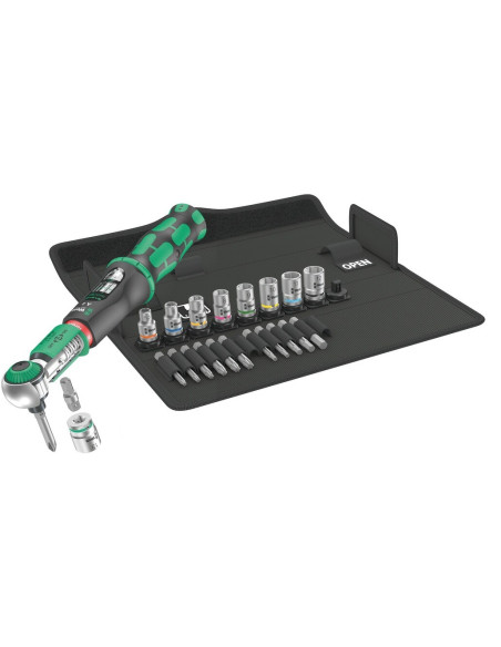 Klucz Dynamometryczny 1/4" Wera Zestaw 23 Części