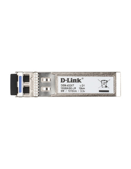 D-Link Dem-432Xt - Światłowód - 10000 Mbit/S - Sfp+ - Lc - 9/125 Μm - Lr