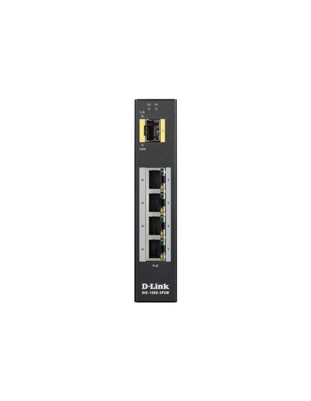 Switch D-Link Dis-100G-5Psw - Niezarządzany - L2 - Gigabit Ethernet (10/100/1000) - Pełny Dupleks - Power Over Ethernet (Poe) - 