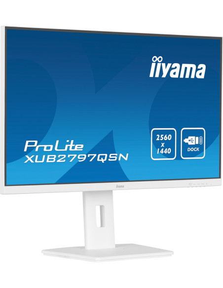 Monitor Led Iiyama Prolite Xub2797Qsn-W2 - 27 Cali - Płaski Ekran - 68,6 Cm