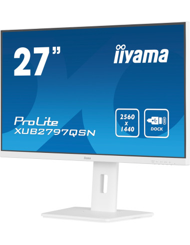 Monitor Led Iiyama Prolite Xub2797Qsn-W2 - 27 Cali - Płaski Ekran - 68,6 Cm