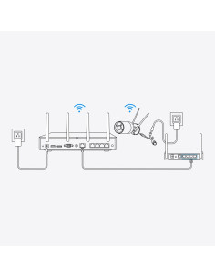 Reolink Nvs12W - 12-Kanałowy Rejestrator Nvr Wi-Fi 6, Obsługa Kamer Do 16 Mp, Wi-Fi 5/2,4 Ghz, Dysk Twardy 2 Tb, Pojemność Pamię 2