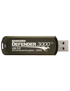 Pendrive Kanguru Defender 3000 - 64 Gb - Usb Type-A - 3.2 Gen 1 (3.1 Gen 1) - Zaślepka - 38 G - Brązowy