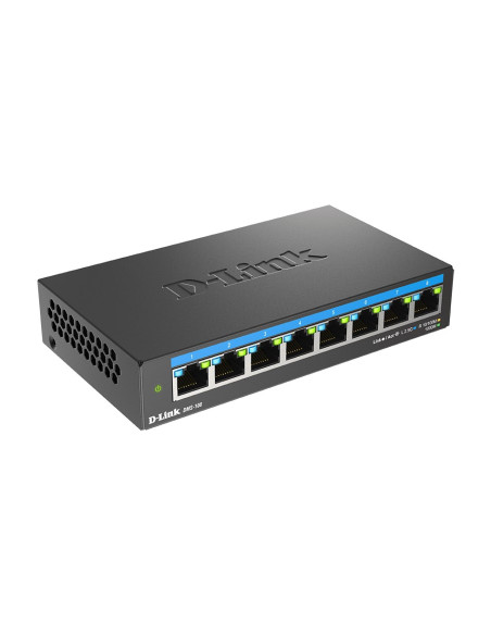 8-Portowy Wielogigabitowy Przełącznik Biurkowy D-Link 2.5G - Niezarządzany - L2 - 2.5G Ethernet (100/1000/2500)