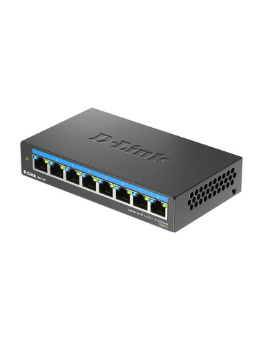8-Portowy Wielogigabitowy Przełącznik Biurkowy D-Link 2.5G - Niezarządzany - L2 - 2.5G Ethernet (100/1000/2500)