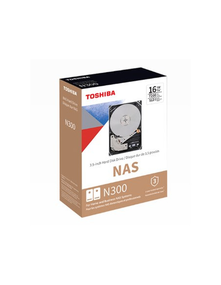 Dysk Twardy Toshiba Bulk N300 Nas 10Tb 512Mb - Hdd - Serial Ata