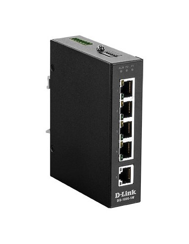 Przełącznik D-Link Dis-100G-5W - Niezarządzany - L2 - Gigabit Ethernet (10/100/1000) - Pełny Dupleks - Możliwość Montażu Na Ścia