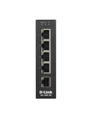 Przełącznik D-Link Dis-100G-5W - Niezarządzany - L2 - Gigabit Ethernet (10/100/1000) - Pełny Dupleks - Możliwość Montażu Na Ścia