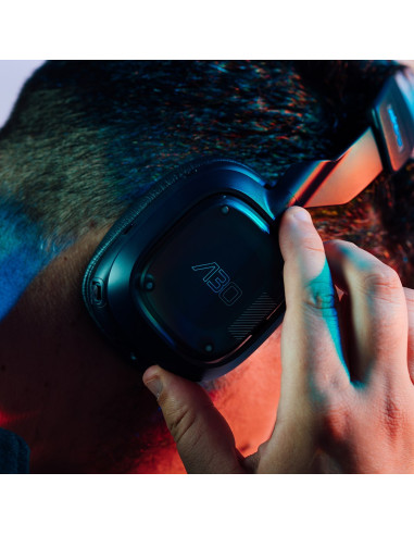 Logitech Astro A30 - Bezprzewodowy Zestaw Słuchawkowy - Granatowy/Czerwony - Playstation