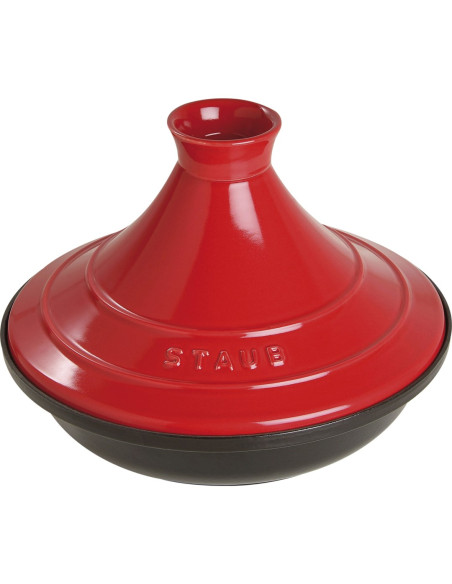 Naczynie Do Tajine Staub - 28 Cm, 40510-327-0 Czerwono-Czarny