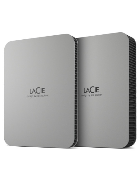 Lacie Mobile Drive (2022) Zewnętrzny Dysk Twarde 5 Tb 2.5" Usb Type-C 3.2 Gen 1 (3.1 Gen 1) Srebrny