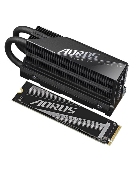 Dysk Ssd Gigabyte Aorus 12000 1Tb M.2 Nvme Gen5 Z Radiatorem 11700/9500 Mb/S