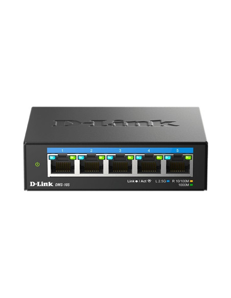 5-Portowy Wielogigabitowy Przełącznik Biurkowy D-Link 2,5G - Niezarządzalny - L2 - 2.5G Ethernet (100/1000/2500)