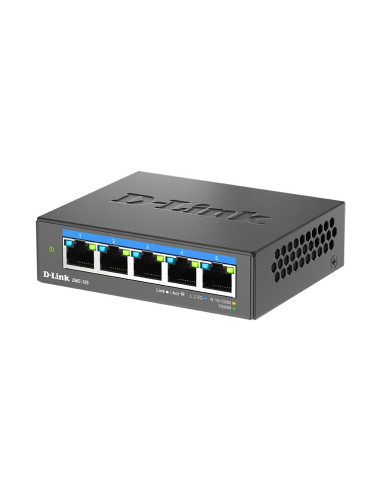 5-Portowy Wielogigabitowy Przełącznik Biurkowy D-Link 2,5G - Niezarządzalny - L2 - 2.5G Ethernet (100/1000/2500)
