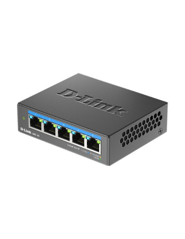 5-Portowy Wielogigabitowy Przełącznik Biurkowy D-Link 2,5G - Niezarządzalny - L2 - 2.5G Ethernet (100/1000/2500)