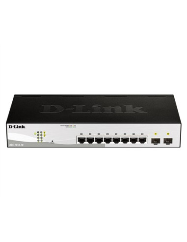 D-Link-Dgs-1210-10/E 10-Port Gigabit Switch 2 Sfp