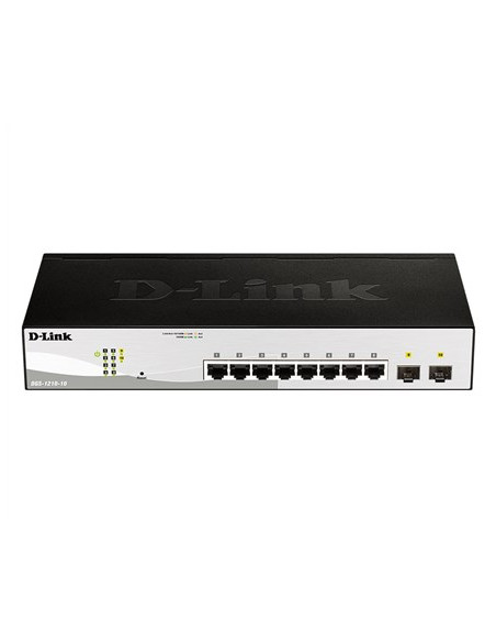 D-Link-Dgs-1210-10/E 10-Port Gigabit Switch 2 Sfp