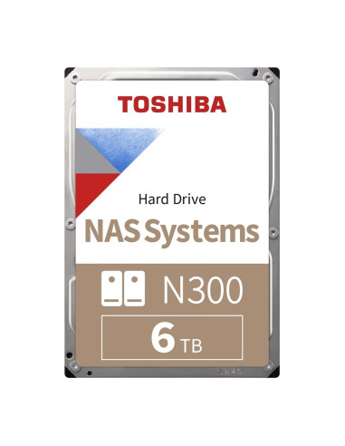 Toshiba Bulk N300 Nas Dysk Twardy 6Tb 512Mb - Hdd - Serial Ata
