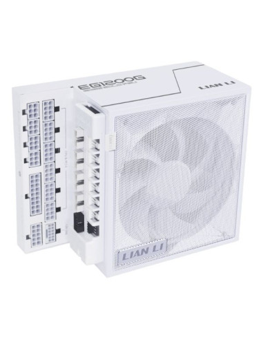 Zasilacz Lian Li Edge Gold 1000 80 Plus Gold Netzteil, Pcie 5.1, Atx 3.1 - 1.000 Watt, Weiß, Inkl. Usb-Hub