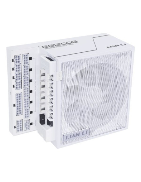 Zasilacz Lian Li Edge Gold 1000 80 Plus Gold Netzteil, Pcie 5.1, Atx 3.1 - 1.000 Watt, Weiß, Inkl. Usb-Hub