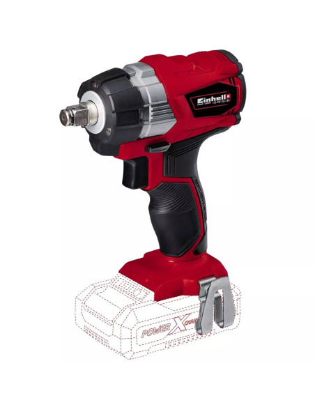 Klucz Udarowy Einhell Te-Cw 18Li Czarny, Czerwony 1/2" 2900 Rpm 215 N·m 18 V