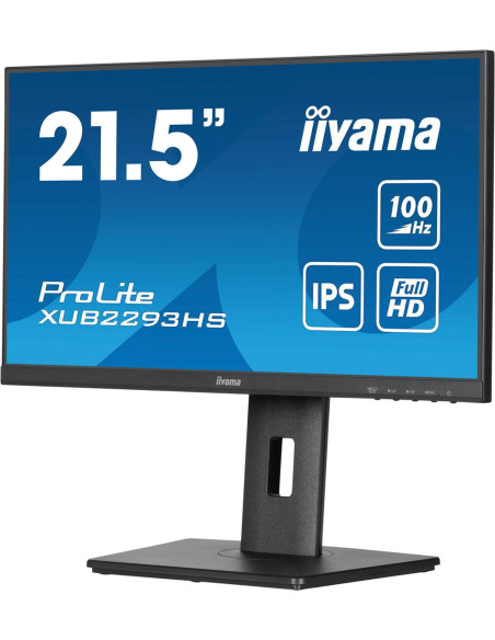Iiyama Prolite Xub2293Hs-B6 Monitor Komputerowy 54,6 Cm (21.5") 1920 X 1080 Px Full Hd Led Czarny