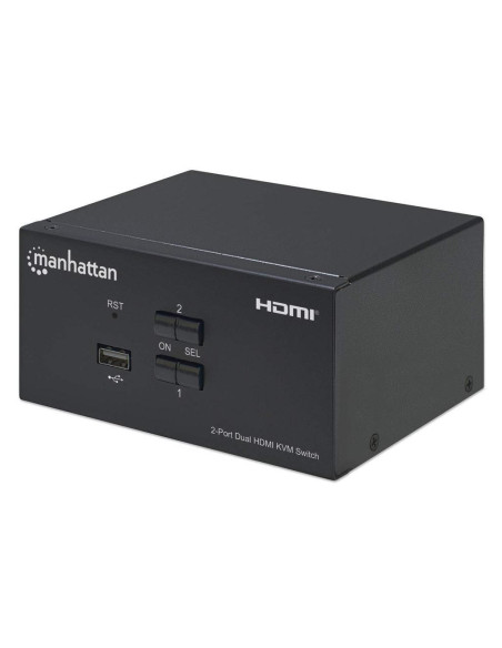 Przełącznik Kvm Hdmi/Usb 2X1 Dual-Monitor Video 4K*30Hz