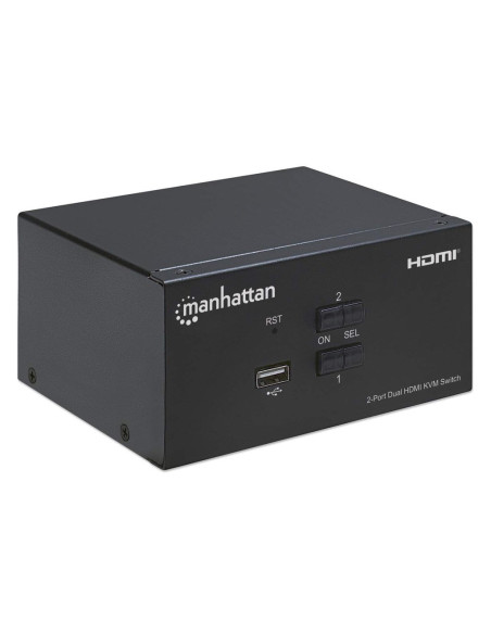 Przełącznik Kvm Hdmi/Usb 2X1 Dual-Monitor Video 4K*30Hz