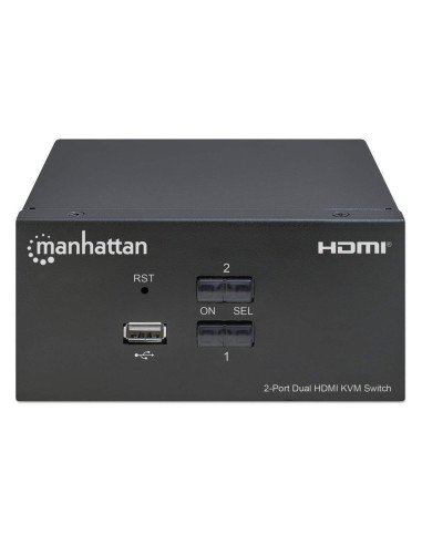 Przełącznik Kvm Hdmi/Usb 2X1 Dual-Monitor Video 4K*30Hz