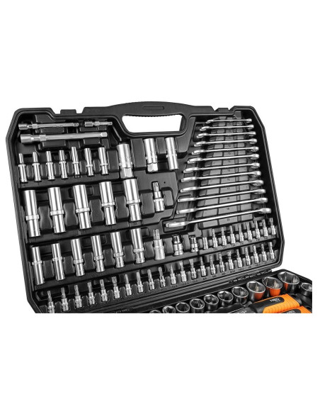 Zestaw Kluczy Neo Tools 300 Elementów 1/2", 3/8", 1/4"