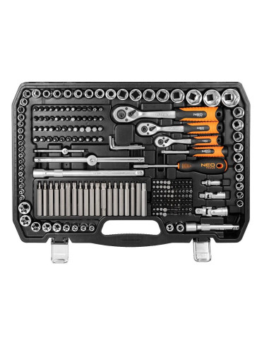 Zestaw Kluczy Neo Tools 300 Elementów 1/2", 3/8", 1/4"