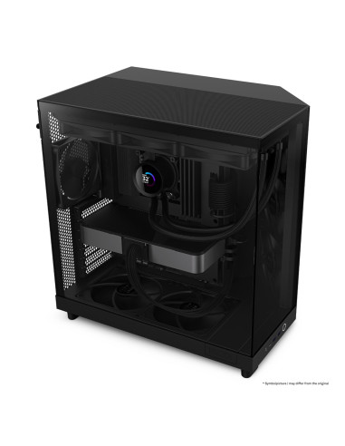Nzxt Obudowa Komputerowa Nzxt Obudowa H6 Flow Midi Tower Z Oknem Czarna