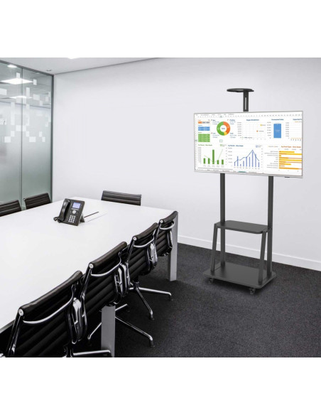 Techly Ica-Tr33 Uchwyt Do Tablic Informacyjnych 177,8 Cm (70") Czarny