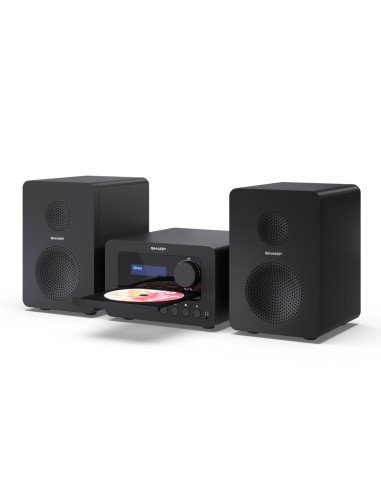 Sharp Tokyo Dab+ Hi-Fi Micro System System Micro Domowego Audio 40 W Czarny
