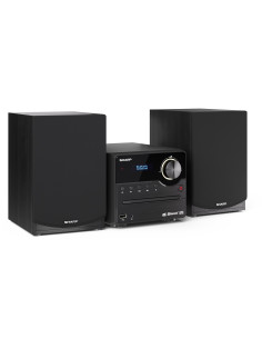 Sharp Xl-B517D(Bk) Mikrosystem Hi-Fi, Cd/Fm/Usb/Bluetooth V5.0, Wejście Aux, 45W, Czarny Sharp | Mikrosystem Hi-Fi | Xl-B517D(Bk