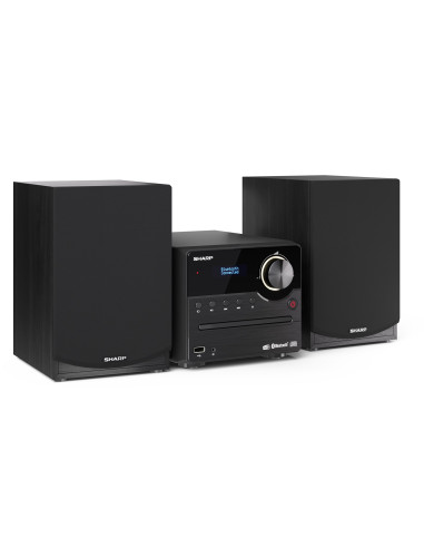 Sharp Xl-B517D(Bk) Mikrosystem Hi-Fi, Cd/Fm/Usb/Bluetooth V5.0, Wejście Aux, 45W, Czarny Sharp | Mikrosystem Hi-Fi | Xl-B517D(Bk
