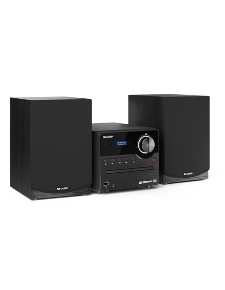Sharp Xl-B517D(Bk) Mikrosystem Hi-Fi, Cd/Fm/Usb/Bluetooth V5.0, Wejście Aux, 45W, Czarny Sharp | Mikrosystem Hi-Fi | Xl-B517D(Bk