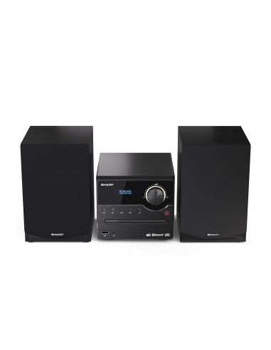 Sharp Xl-B517D(Bk) Mikrosystem Hi-Fi, Cd/Fm/Usb/Bluetooth V5.0, Wejście Aux, 45W, Czarny Sharp | Mikrosystem Hi-Fi | Xl-B517D(Bk