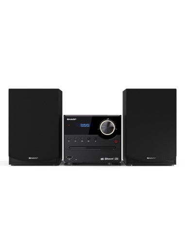 Sharp Xl-B517D(Bk) Mikrosystem Hi-Fi, Cd/Fm/Usb/Bluetooth V5.0, Wejście Aux, 45W, Czarny Sharp | Mikrosystem Hi-Fi | Xl-B517D(Bk