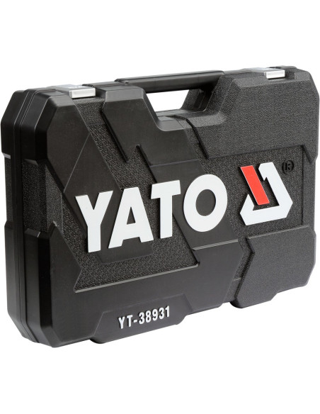Zestaw Kluczy Nasadowych 1/2"1/4"3/8 "173Szt Yt-38931 Yato