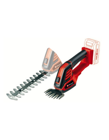 Einhell 3410313 Akumulatorowe Nożyce Do Trawy 8 Mm 18 V Litowo-Jonowa (Li-Ion) Czarny, Czerwony