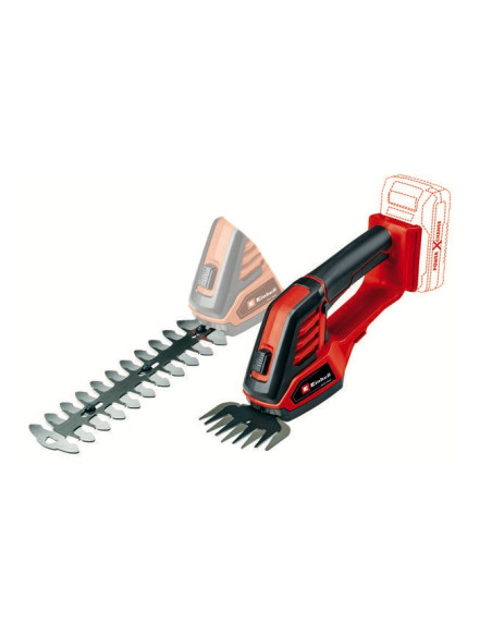 Einhell 3410313 Akumulatorowe Nożyce Do Trawy 8 Mm 18 V Litowo-Jonowa (Li-Ion) Czarny, Czerwony