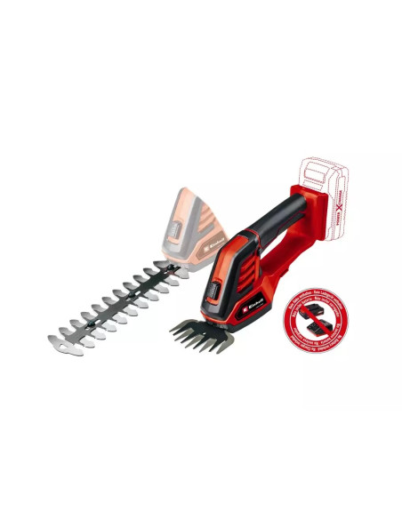 Einhell 3410313 Akumulatorowe Nożyce Do Trawy 8 Mm 18 V Litowo-Jonowa (Li-Ion) Czarny, Czerwony
