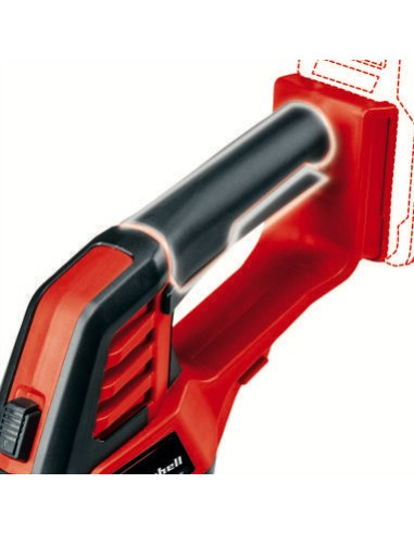 Einhell 3410313 Akumulatorowe Nożyce Do Trawy 8 Mm 18 V Litowo-Jonowa (Li-Ion) Czarny, Czerwony