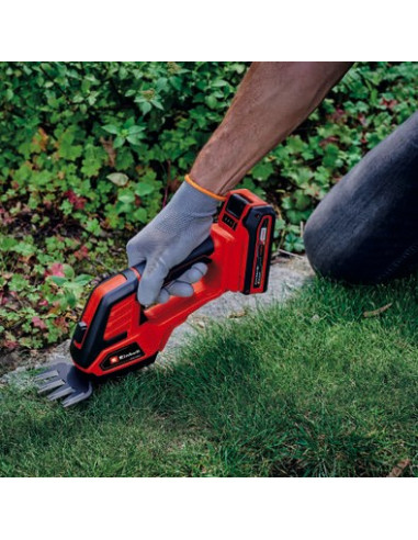 Einhell 3410313 Akumulatorowe Nożyce Do Trawy 8 Mm 18 V Litowo-Jonowa (Li-Ion) Czarny, Czerwony