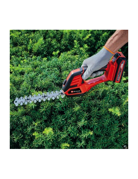 Einhell 3410313 Akumulatorowe Nożyce Do Trawy 8 Mm 18 V Litowo-Jonowa (Li-Ion) Czarny, Czerwony