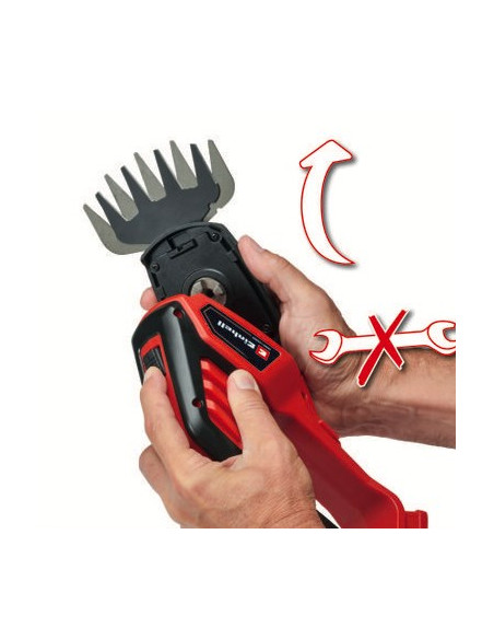 Einhell 3410313 Akumulatorowe Nożyce Do Trawy 8 Mm 18 V Litowo-Jonowa (Li-Ion) Czarny, Czerwony