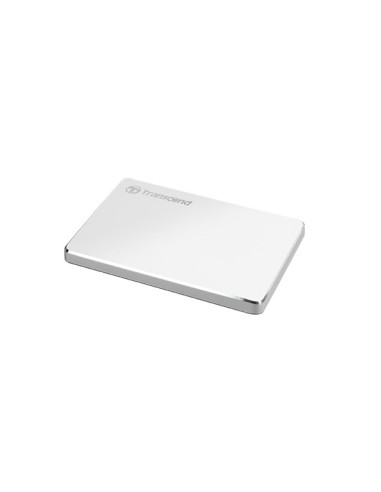 Transcend Storejet 25C3S Zewnętrzny Dysk Twarde 2 Tb 2.5" Usb Type-C 3.2 Gen 1 (3.1 Gen 1) Srebrny